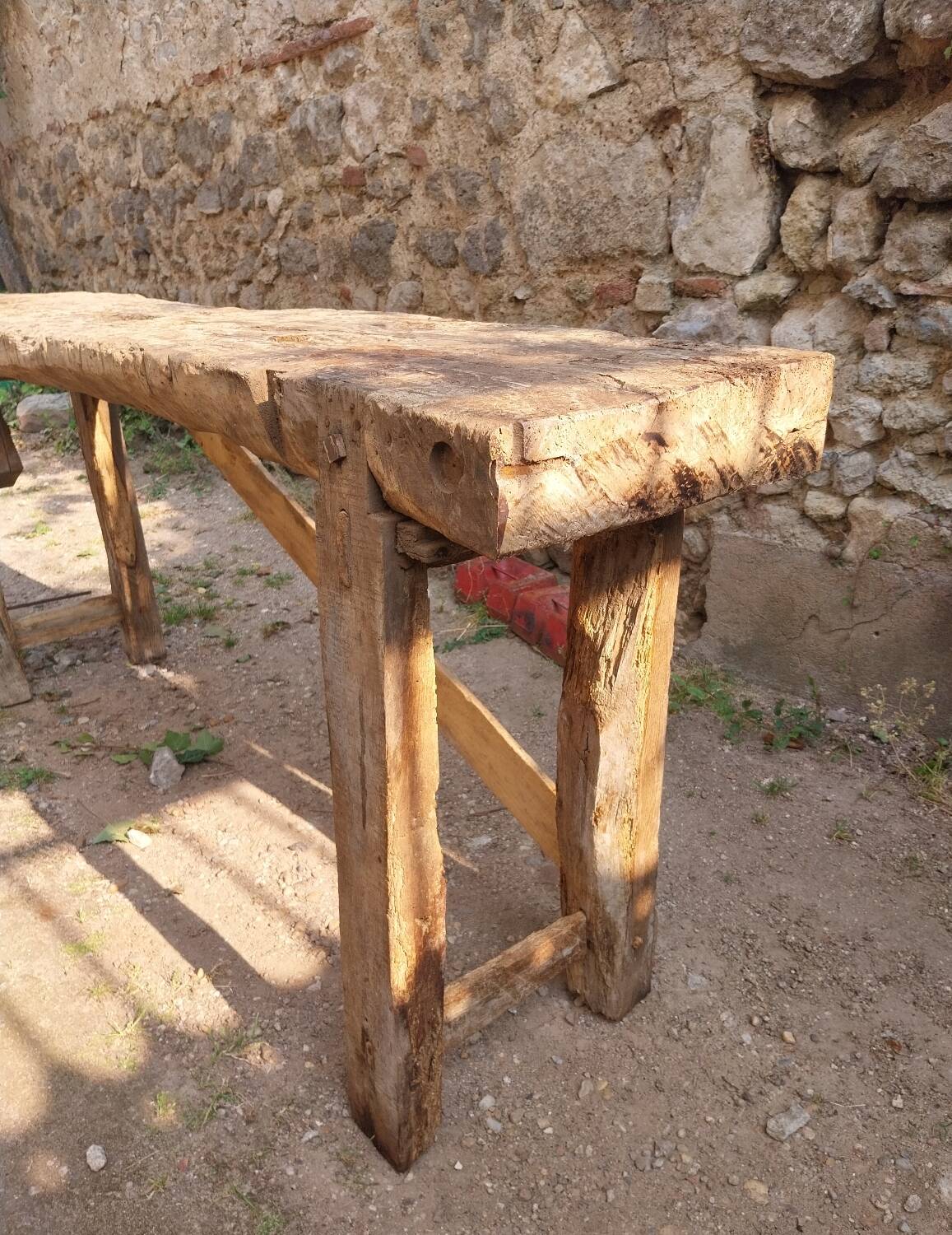 Wooden workbench