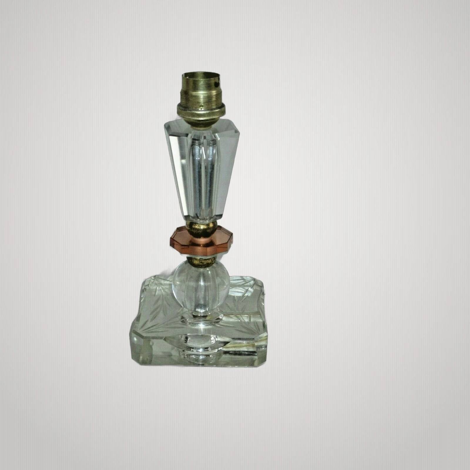 Antique lamp henry morand jacques adnet art deco era