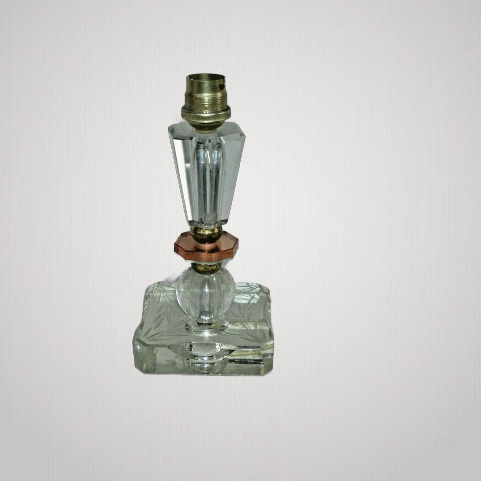 Antique lamp henry morand jacques adnet art deco era