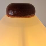 Vintage hem glass lampshade bedside lamp