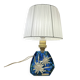 Lampe en résine inclusion de fleurs Edelweiss, 1960