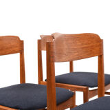 Set of 4 danish dining chairs in teak 1948/1950
