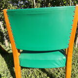 4 chaises et 2 fauteuils bow wood