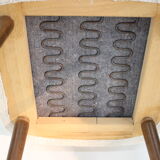 1960s pair of side chairs in bouclé