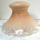 Old vintage opaline pink light orange shade