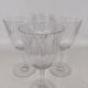 Four Baccarat crystal glasses, Corneille pattern. Early 20th century.