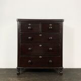 Dark antique chest of drawers