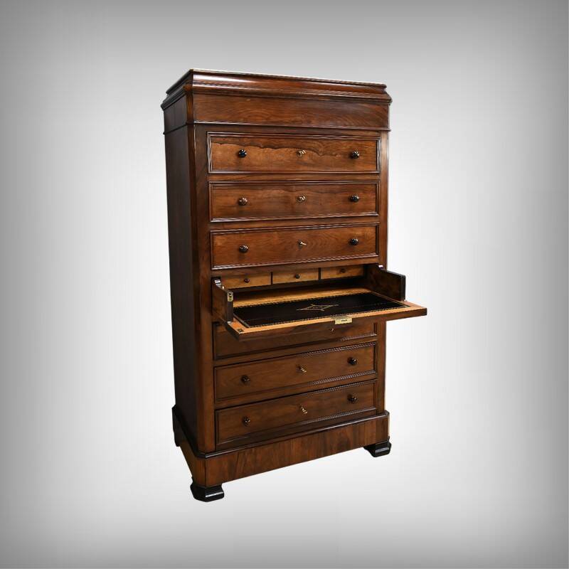 Rosewood Weekly Secretary Desk – Late 19th Century