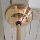 Suspension opaline flower and vintage brass