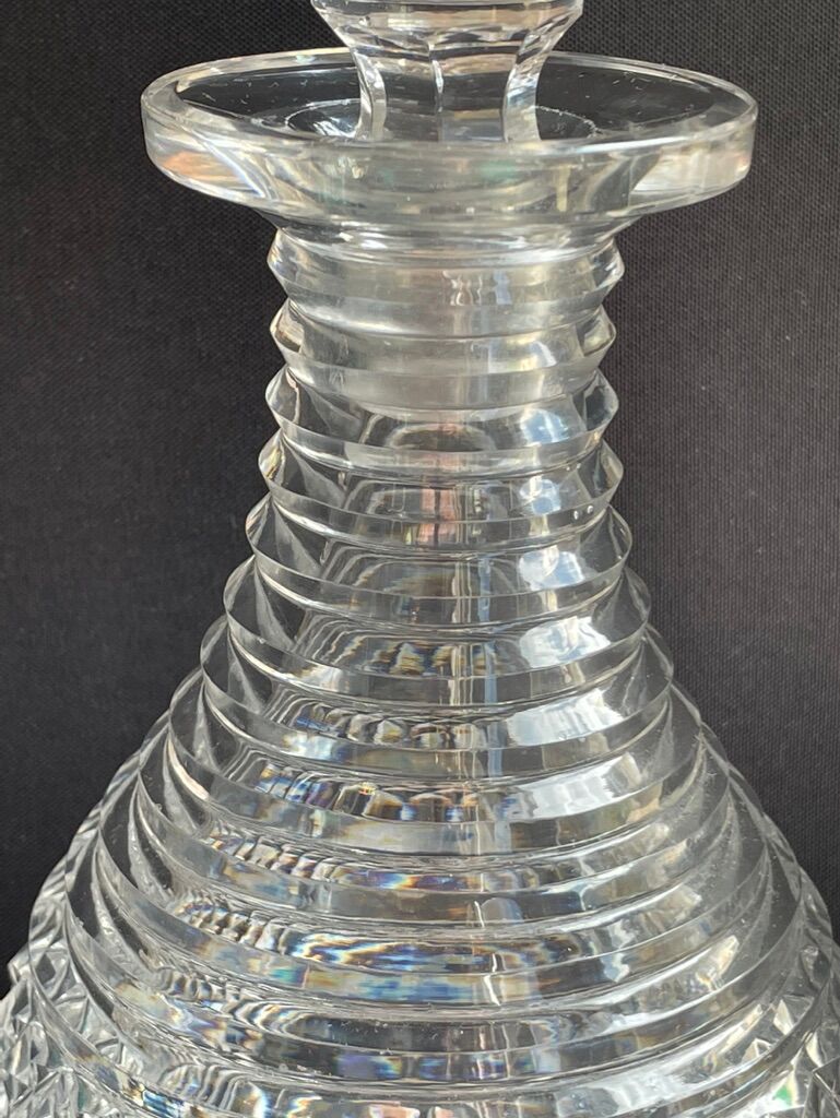Cristallerie du Creusot - Carafe - Restoration - Cut blown crystal