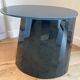 Midnight Blue Pli Pedestal Table by Victoria Wilmotte