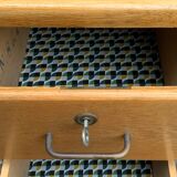 1950s schoolmaster's desk in solid oak
