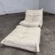 Ligne Roset Togo 1-seater in pouf in Beige Corduroy 10/10