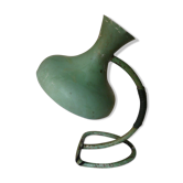 Lampe à poser années 50 en métal verte