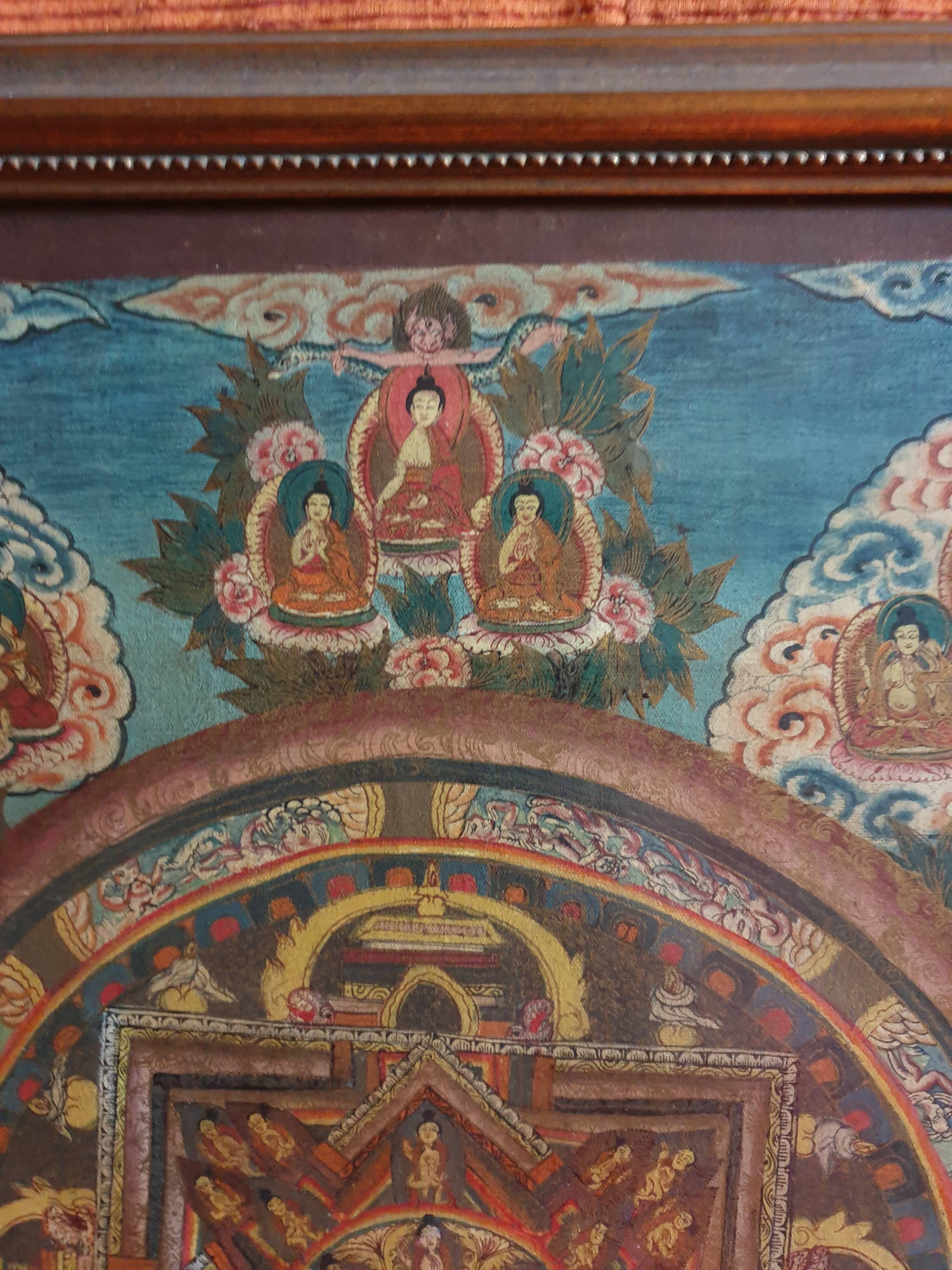 Thangka from Tibet mid-20th century