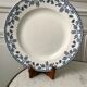 Round dish Terre de Fer U & C Sarrreguemines model "Hazelnuts" late nineteenth