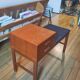 Vintage Scandinavian telephone bench