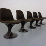 Orbit Chairs by Farner & Grunder for Herman Miller, 1970s, Set of 5