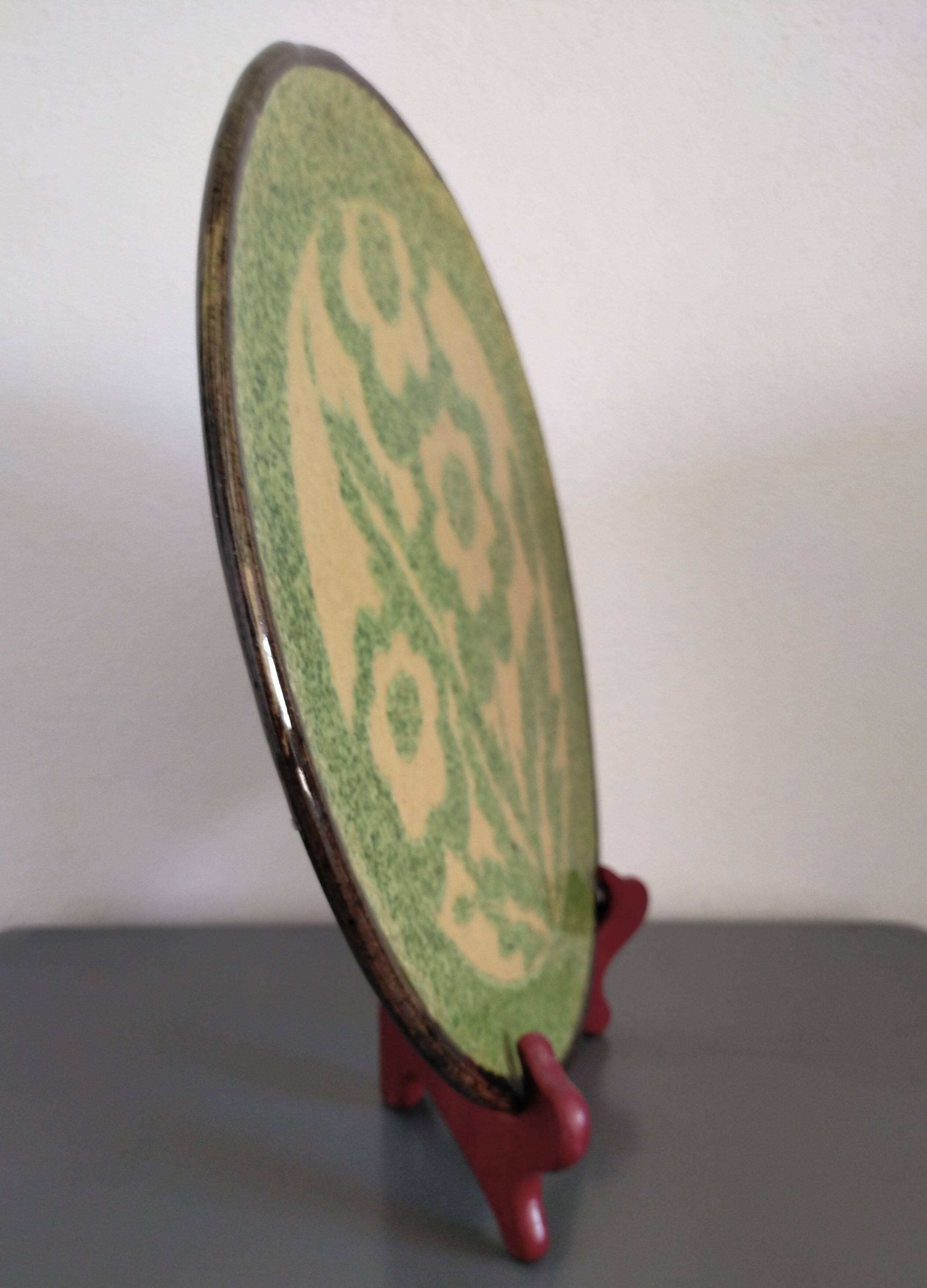 Glazed terracotta dish from Dauphiné Around 1950