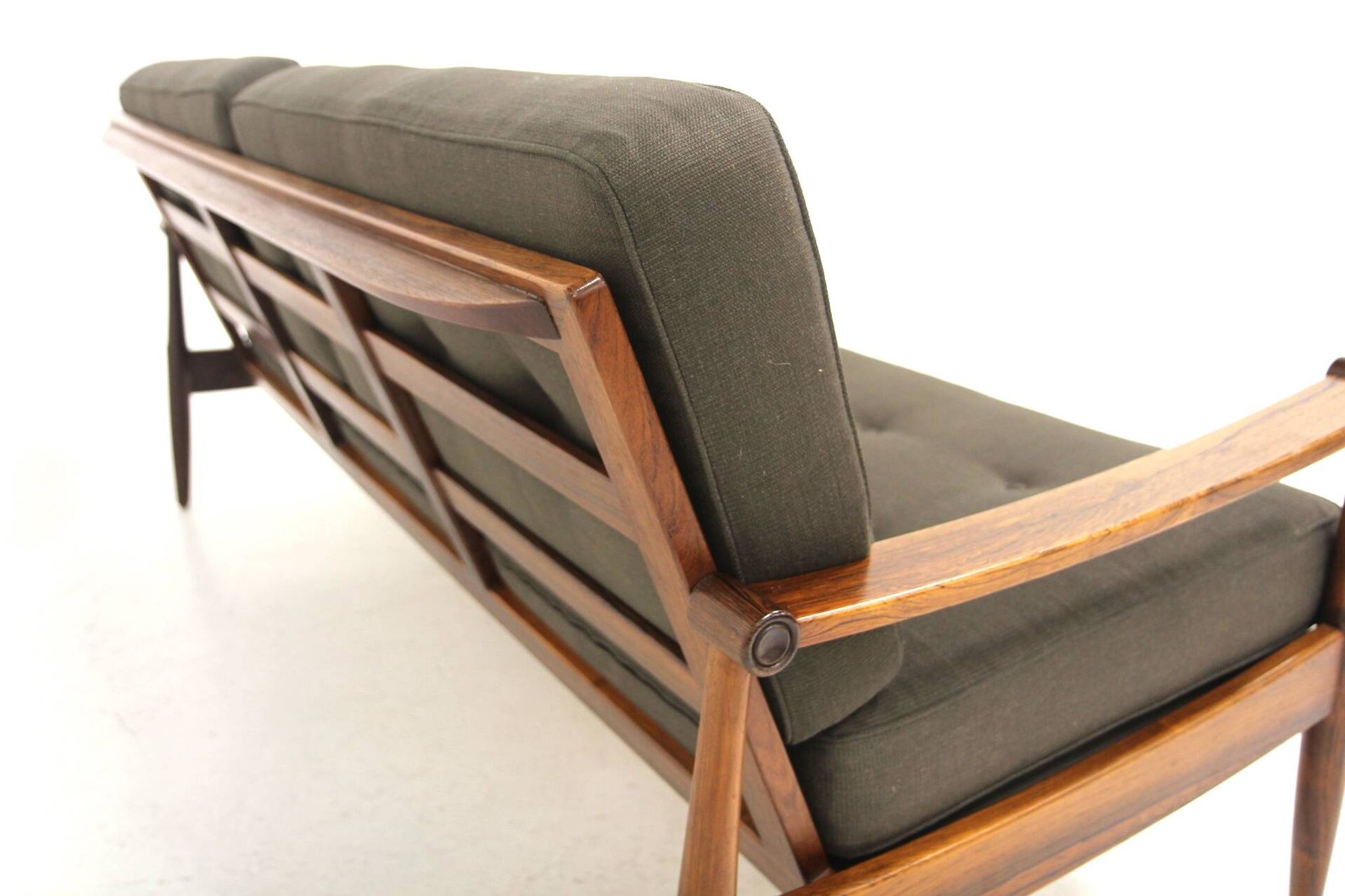 Scandinavian 3-seater sofa in rosewood, Denmark, 1960