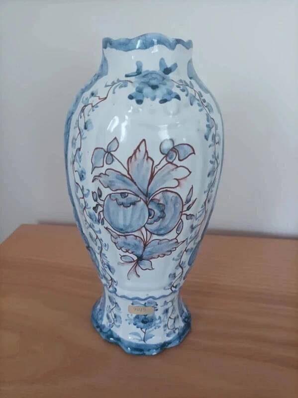 Antique vase signed
