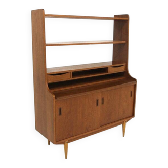 Secrétaire scandinave en teck, Suède, 1960