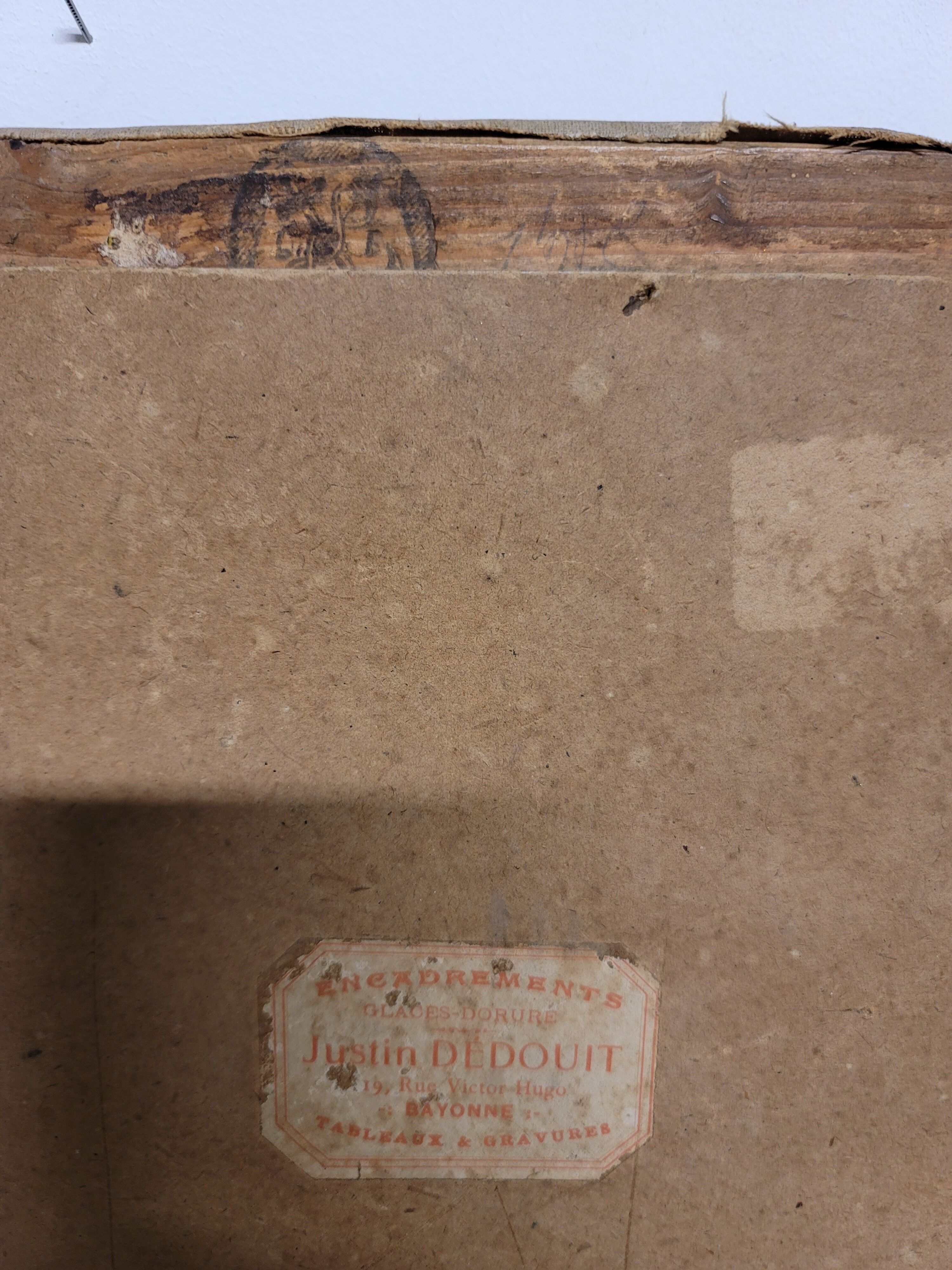 Portrait man oil on canvas