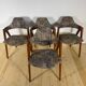 Set of 4 Compass chairs by Kai Kristiansen – mid-century Danish design