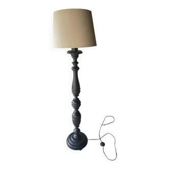 Black floor lamp