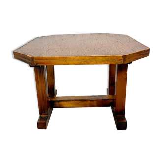 Vintage Small Wooden Asian Tea Table