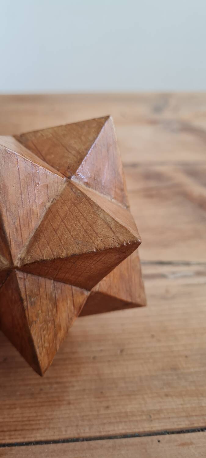 Sacndianve teak paperweight