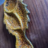 Large Flat Fish Appetizer - Fat Lava Vallauris Earthenware 47 / 25 cm