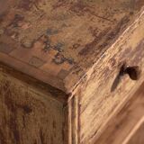 Antique counter with brown patina (c.1920) #96