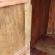Nine-door wardrobe in old wood