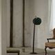 Organic Swedish floor lamp from the mid-century in burnt wood, Wabi Sabi, 1950s
