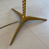Vintage floor lamp with plastic shade, unique piece