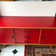 Sideboard massif red 50s compass