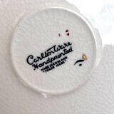 Vintage Carlton Ware coffee service “Rouge Royale” – 4 cups, coffee pot, sugar bowl, and milk jug – England 1940s-50s