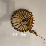 Handcrafted  Rattan Light Pendant 1960’s