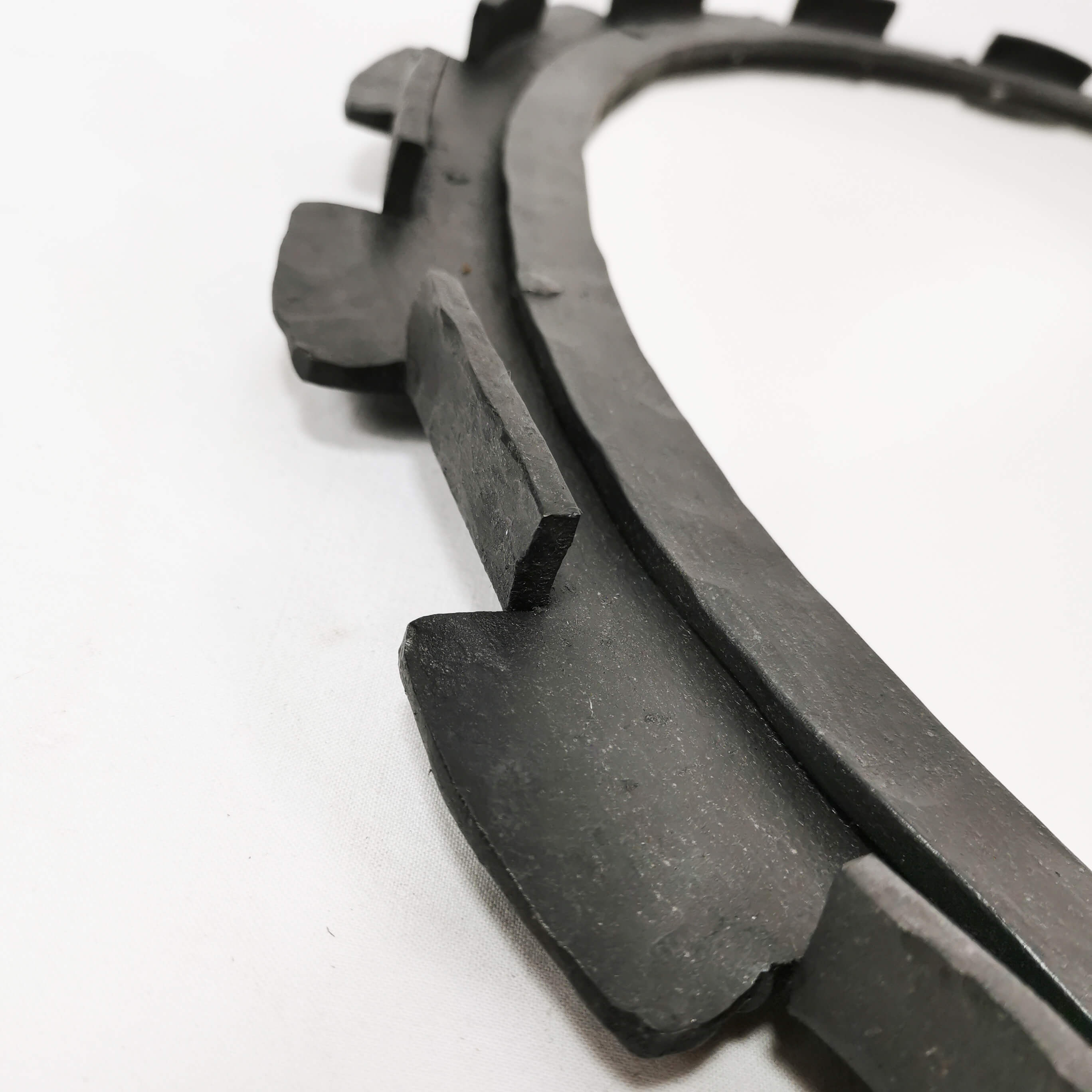 Brutalist wall mirror, Denmark, 1970s, 70 cm