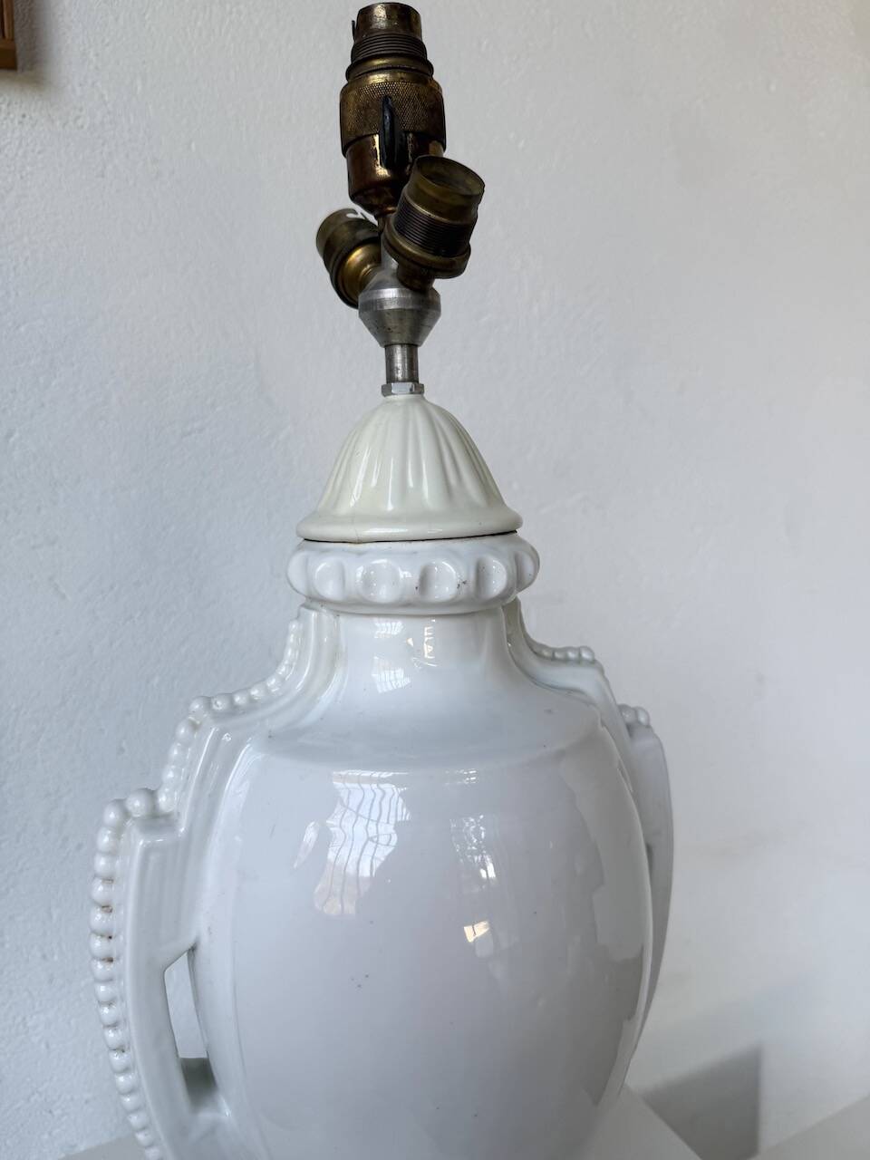 1940s ceramic lamp base