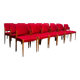 Ensemble de 18 chaises vintage
