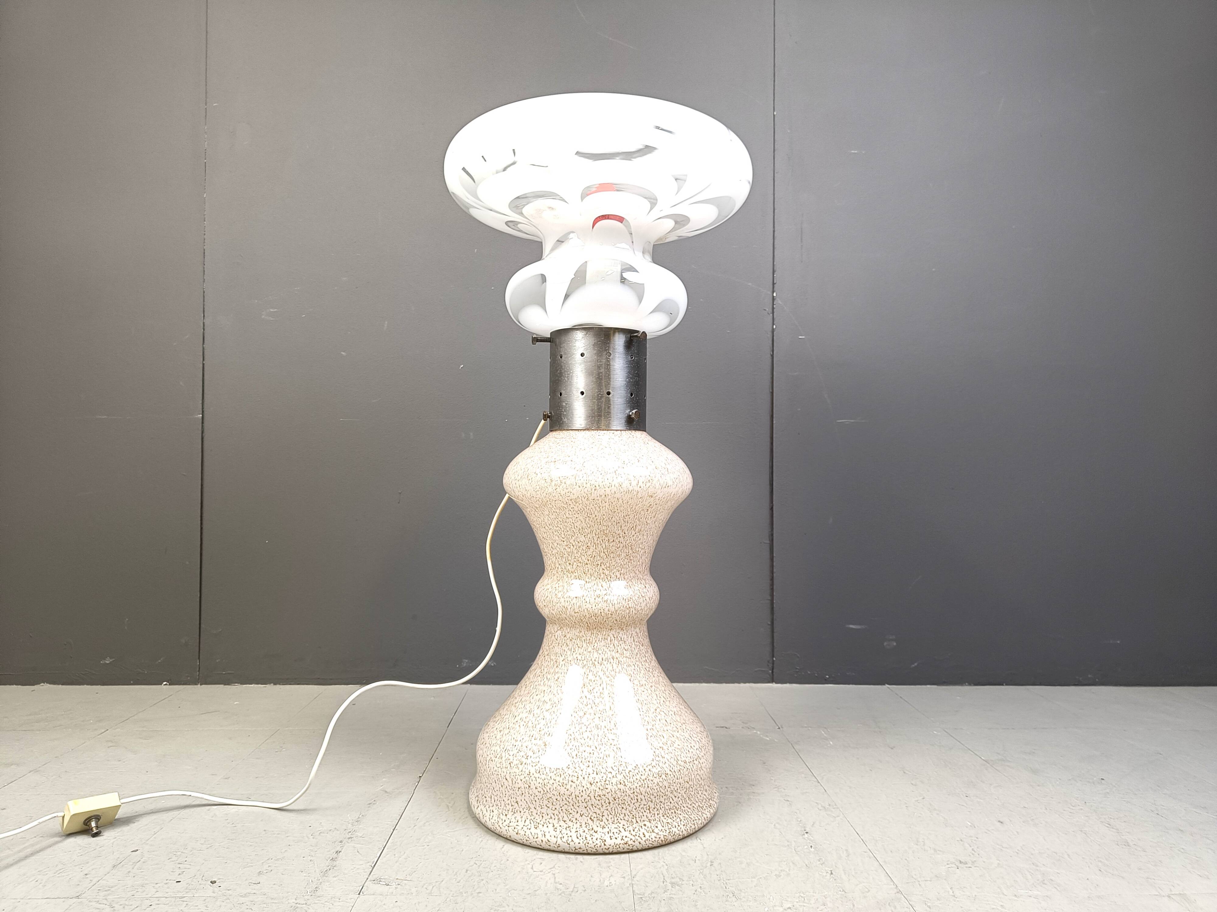 Vintage floor lamp by Mazzega, 1960s