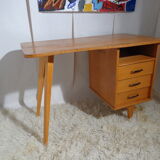 Vintage desk shape bean feet compass year 60