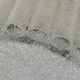 60's mid century doria ice glass light ceiling fixture with 32 glass tubes