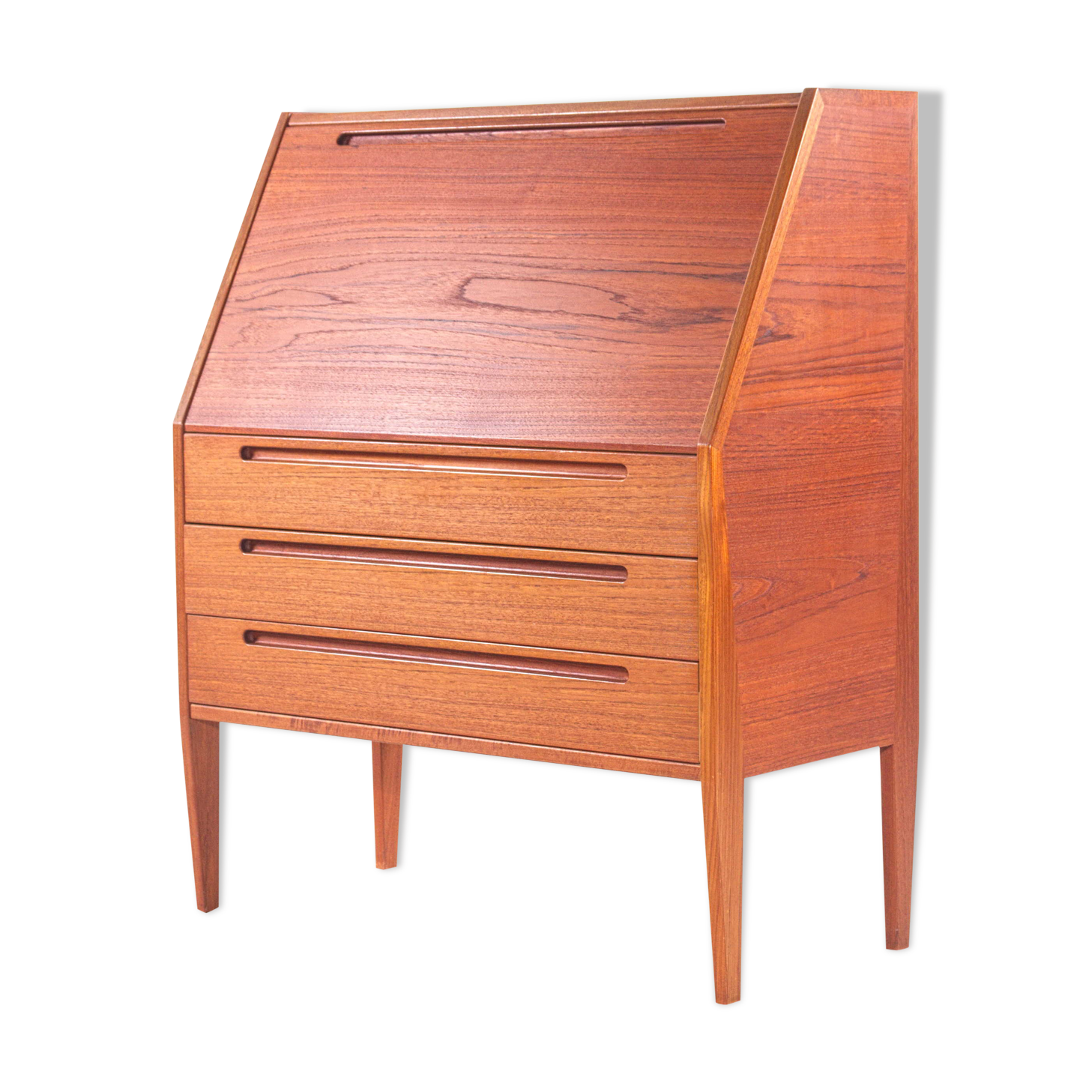 Secrétaire, Teck, Nils Jonsson pour  HJN Mobler, 1960s