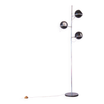 Floor lamp with 3 ball spots Etienne Fermigier Monix 1970