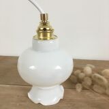 Vintage opaline walking lamp
