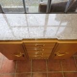 Vintage 1960s oak sideboard