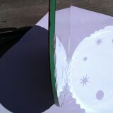 Star and bubble round mirror25cm